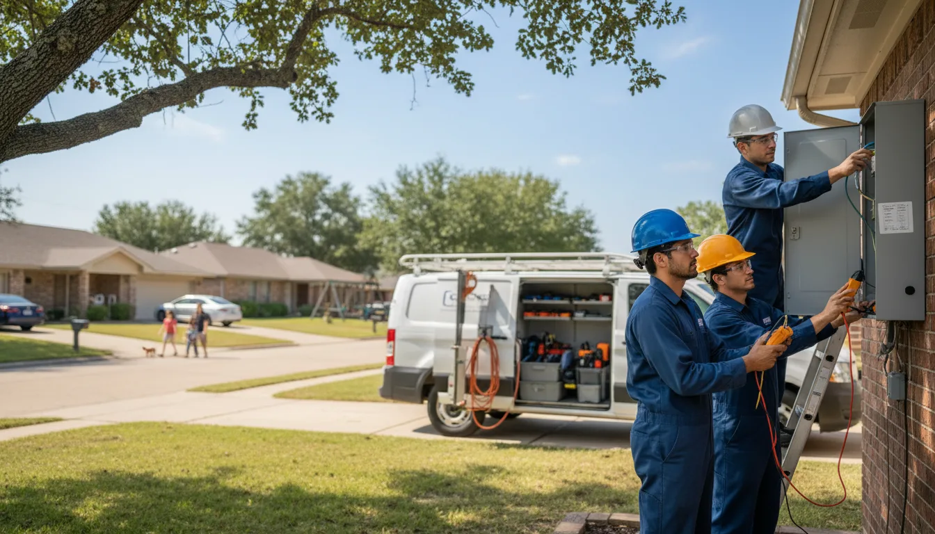 Certified electrician providing emergency electrical services in Hickory Flat, MS